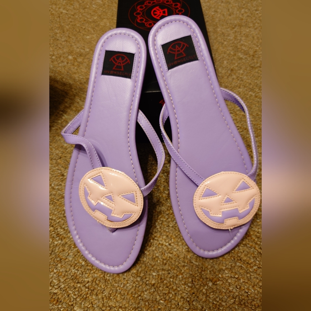 Strangecvlt  Jack O Lantern 🦇 sandals Pastel size 10